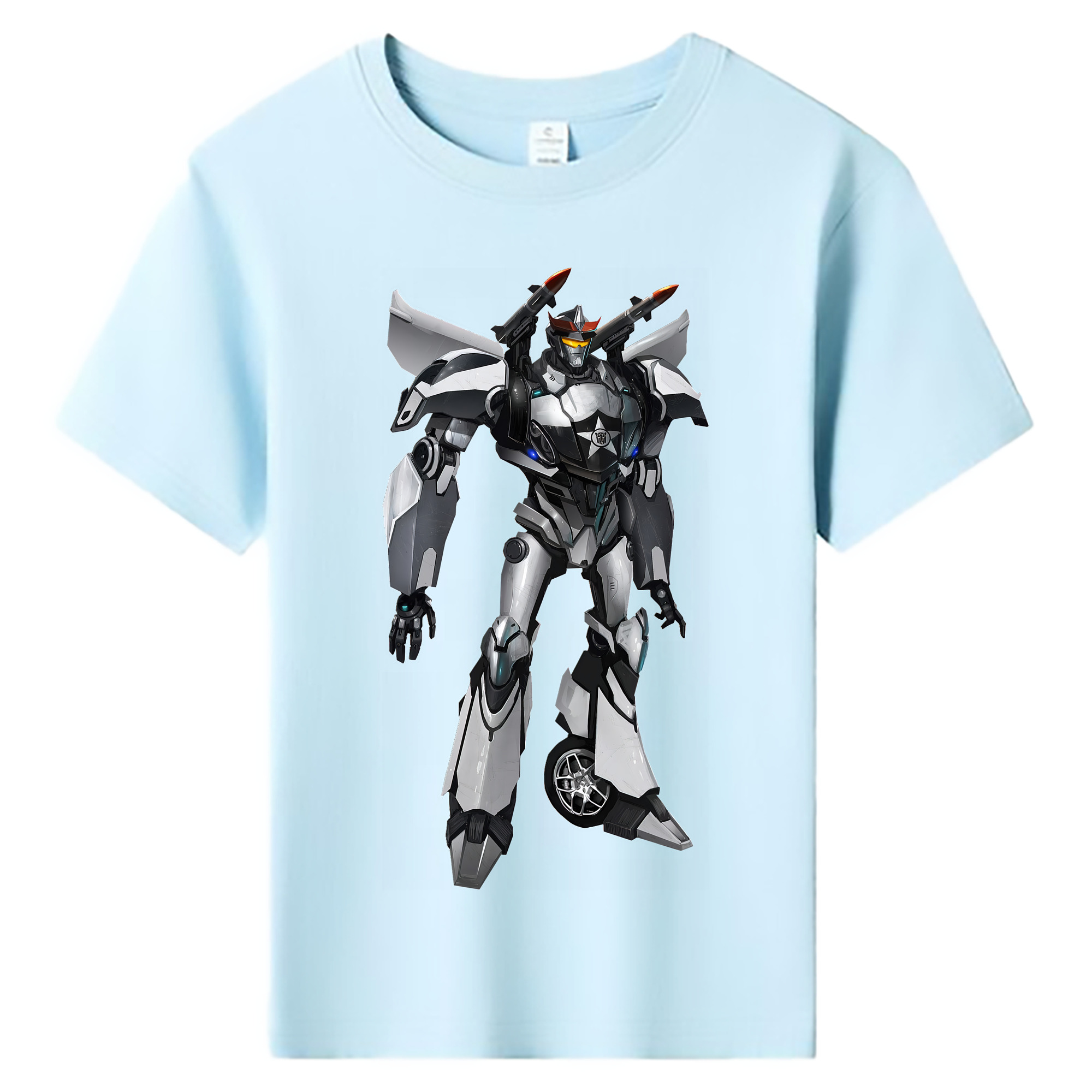 （画像用） Transformers トランスフォーマー 綿100％キッズTシャツ（フロントプリント）